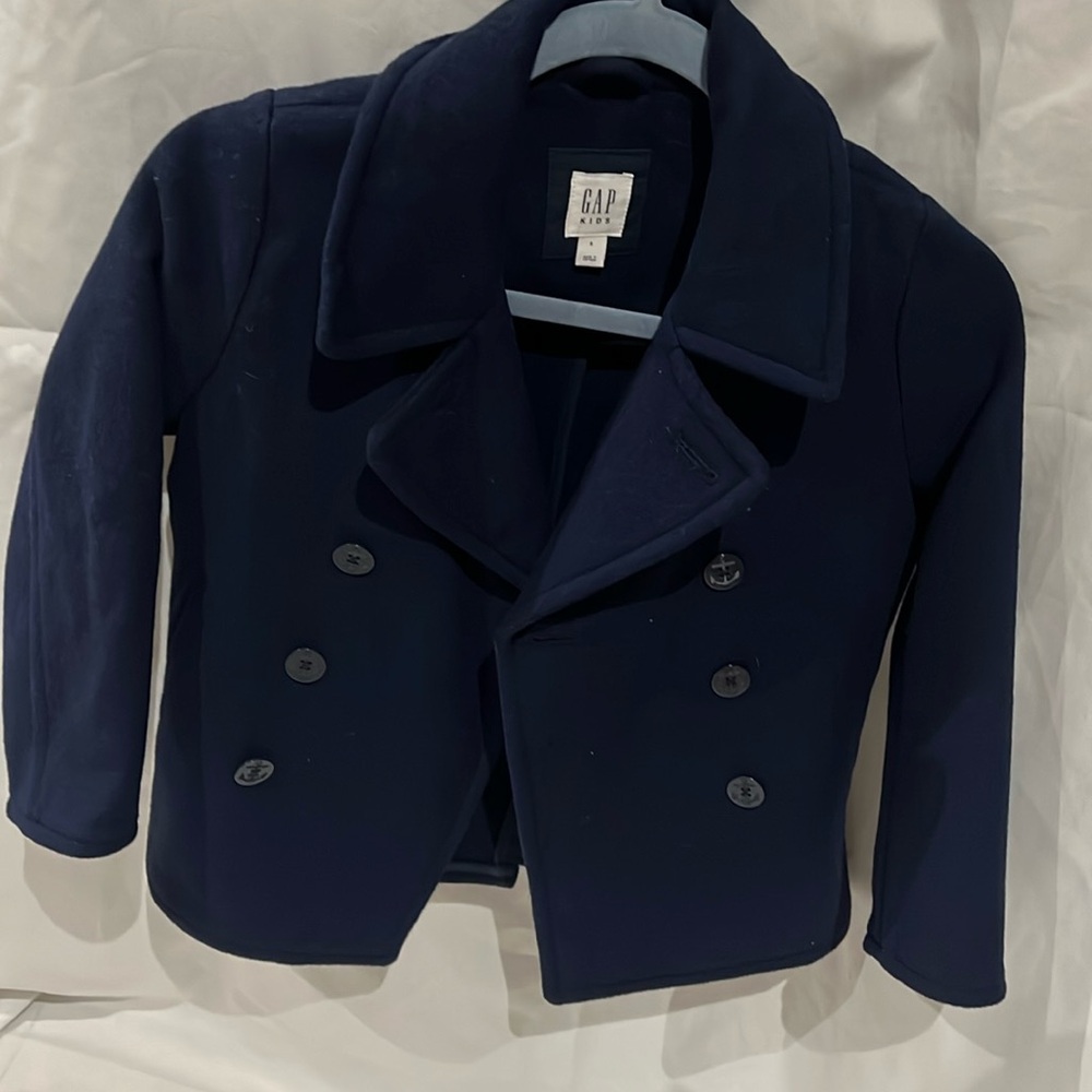 Navy Blue Coat Gap Kids size S